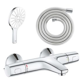 GROHE Mitigeur bain douche Precision Trend avec douchette 3jets Vitalio Smartactive 150 et flexible 200cm