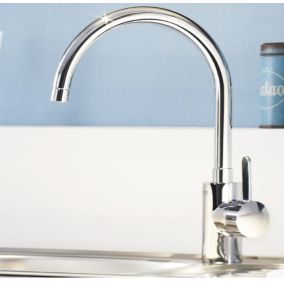 GROHE Mitigeur cuisine Eurosmart Cosmopolitan Bec haut chrome