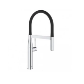 GROHE Mitigeur cuisine semi-professionnel Essence Bec haut chrome douchette extractible