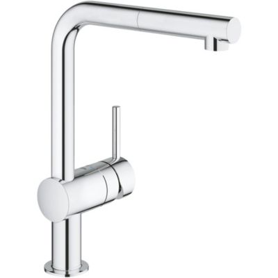 GROHE Mitigeur de cuisine Minta avec rotation 360 et douchette 32168000