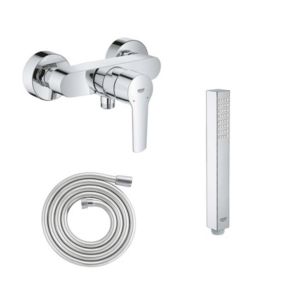 GROHE Mitigeur de douche Start 2021 monocommande avec douchette 1jet Vitalio Joy Cube et flexible 200cm