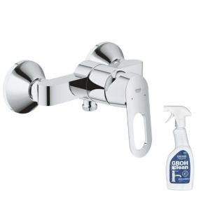 Grohe - Mitigeur douche BauLoop monocommande + nettoyant robinetterie GrohClean