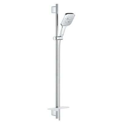 Grohe - Mitigeur douche cube Grohtherm + Ensemble douche Rainshower