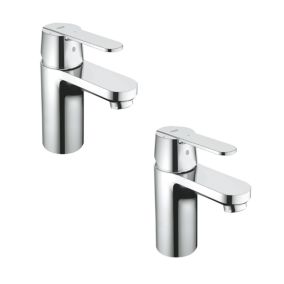 GROHE Mitigeur lavabo Get taille S Chromé centré x2