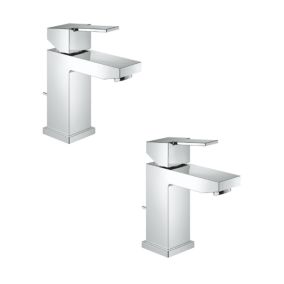 GROHE Mitigeur lavabo Sail Cube taille S Chromé x2