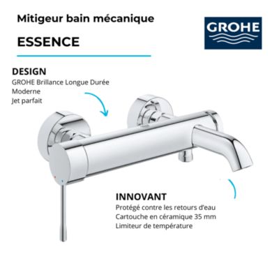 GROHE - Mitigeur monocommande Bain Douche Essence