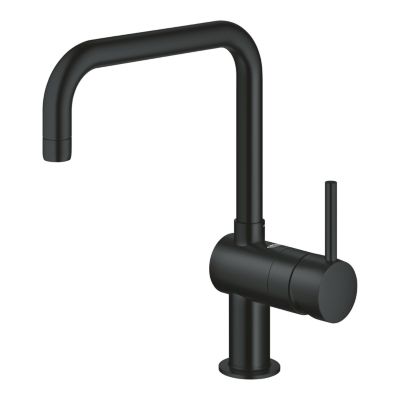 GROHE Mitigeur évier cuisine Minta bec U Phantom Black 32488KF0