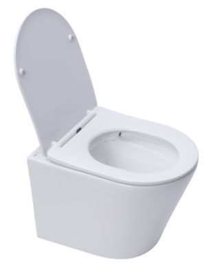 Grohe Pack WC Bâti-support + WC SAT Infinitio sans bride fixations invisibles + Plaque + Panneau isolation phonique ArenaInfinitio