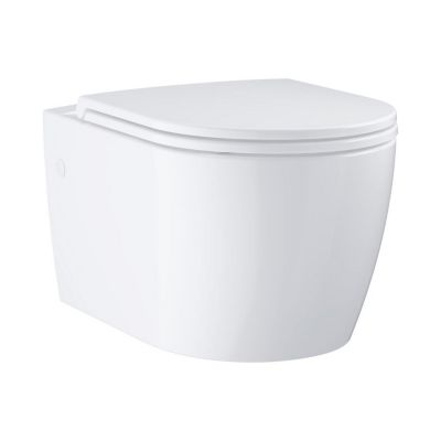 GROHE Pack WC suspendu Start Round caréné sans bride, abattant frein de chute déclipsable