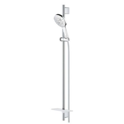 Grohe - Robinet bain thermostatique avec tablette Grohtherm + Ensemble de douche Rainshower