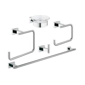 GROHE Set d'accessoires Essentials Cube 40758001, chrome