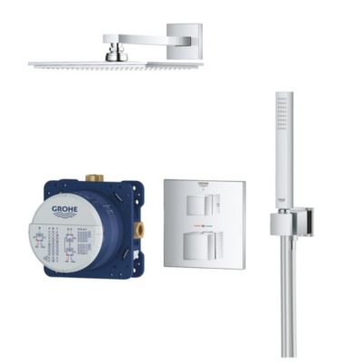 GROHE Set mitigeur de douche à encastrer Grohtherm Cube Rainshower Allure 230