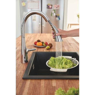 GROHE Zedra Mitigeur monocommande Evier Douchette extractible 32294002