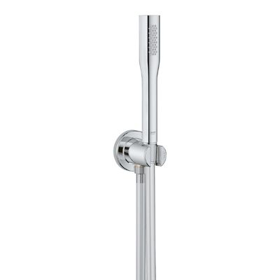 Grohtherm Set de douche encastré avec mitigeur thermostatique, douche de tête 210mm + Douchette avec support mural, Chrome