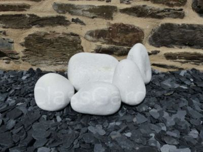 Gros Galet BLANC 100-200 - pack 5 Galet