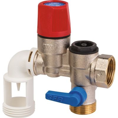 Groupe de sécurité coudé - Inox - Watts industries - 3/4'