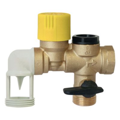 Groupe de Sécurité NF 3/4  à garde d'air coudée - Siège téflon pour eau calcaire - SOMATHERM FOR YOU - Somatherm For You