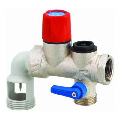 GROUPE DE SECURITE COUDE INOX 34  SFR CHAUFFE-EAU
