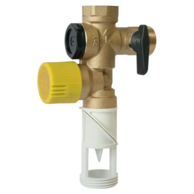 Groupe double sécurité téflon orientable + raccord diélectrique pour eau calcaire - Somatherm For You