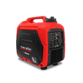 Groupe électrogène 1000 W - carburant SP95 et SP98 - autonomie 4 h - L.27,4 x l.43 x H.40,5 cm - Mecafer MF1200i