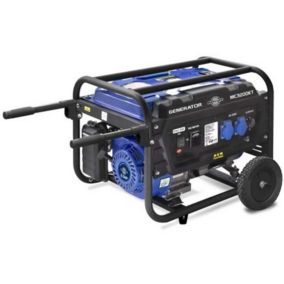Groupe électrogène 2600 W - carburant SP95 et SP98 - autonomie 9 h - L.66 x l.45 x H.45 cm - Mercure MC3200KT
