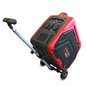 Groupe électrogène 3200 W - carburant SP95 et SP98 - autonomie 8 h - L.50,5 x l.43 x H.51,5 cm - Mecafer MF3900i