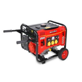 Groupe électrogène 4000 W - carburant SP95 et SP98 - autonomie 8 h - L.68 x l.51,5 x H.50 cm - Mecafer MF5000