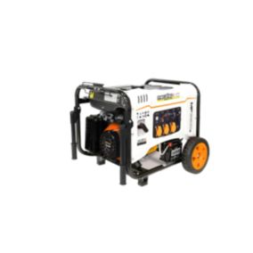 Groupe électrogène 5000 W - carburant SP95 et SP98 - autonomie 9 h - L.80,5 x l.57,5 x H.67 cm - Mecafer MF6600HD