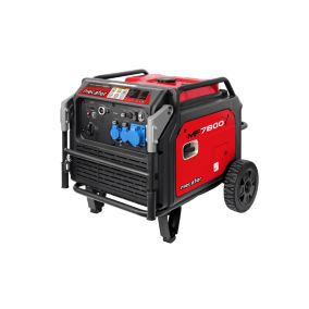Groupe électrogène 6800 W - carburant SP95 et SP98 - autonomie 6 h - L.87 x l.72,6 x H.68,5 cm - Mecafer MF7800i