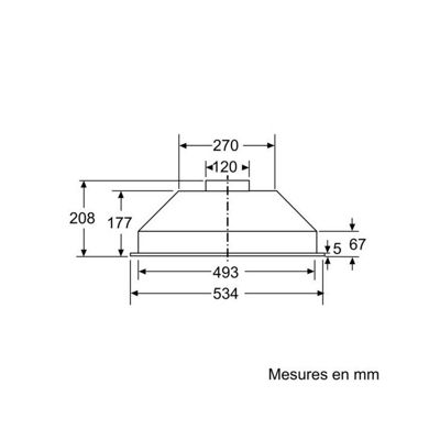 Groupe filtrant 53cm 300m3/h Siemens LB53NAA30 iq100