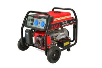 Groupe électrogène chariot Essence 4500W Démarrage Électrique 28L 11h Autonomie