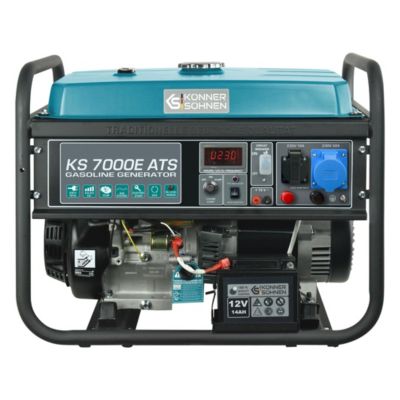 Groupe électrogène Essence 5.5 kW Estart LED commutateur de transfert automatique Könner & Söhnen KS 7000E ATS