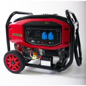 Groupe électrogène Essence  - 7000 W - 230 V - AVR - Kit brouette