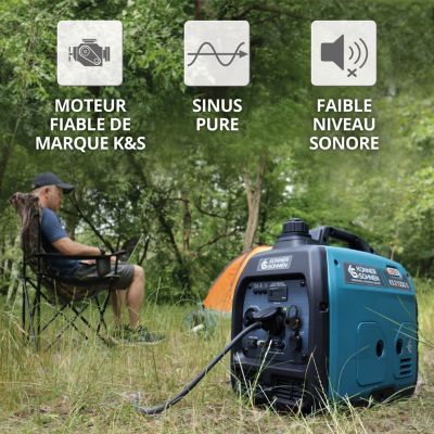 Groupe électrogène à essence-gaz inverter 1800W Könner & Söhnen KS 2100iG S