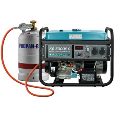 Groupe électrogène Essence ou Propane 4500W Hybride Estart LED  Könner & Söhnen KS 5000E G