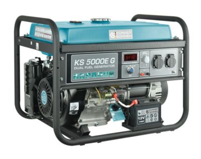 Groupe électrogène Essence ou Propane 4500W Hybride Estart LED  Könner & Söhnen KS 5000E G