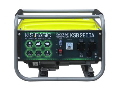 Groupe électrogène Essence portable 2800 Watt 2 x Schuko 230 V KSB 2800A