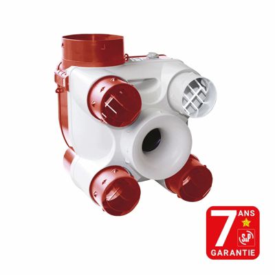 Groupe VMC simple flux autoréglable à détection d'humidité DECO DHU