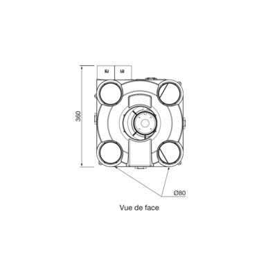 Groupe VMC simple flux autoréglable NATHER KHEO 3