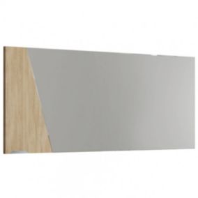 GUEST - Miroir 160cm pour Buffet Aspect Chêne Miel