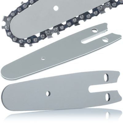 Guide Chaîne 4 pour Mini Tronçonneuse - Acier Trempé, 1,3 mm, 28 Maillons, Pour Scie Électrique 4 Pouces