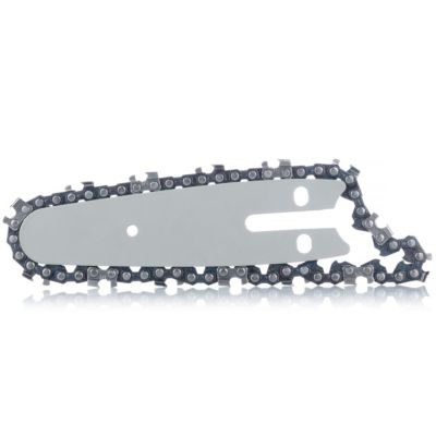 Guide Chaîne 4 pour Mini Tronçonneuse - Acier Trempé, 1,3 mm, 28 Maillons, Pour Scie Électrique 4 Pouces