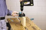 Guide de perçage pour l'assemblage avec tourillons Wolfcraft ø6/8/10 mm