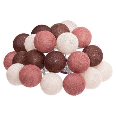 Guirlande 20 boules Dune D6 sur secteur - Atmosphera