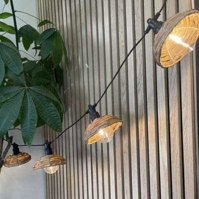 Guirlande abat-jour COTTAGE 10 globes 5.70M