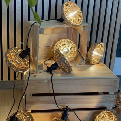 Guirlande abat-jour COTTAGE 10 globes 5.70M