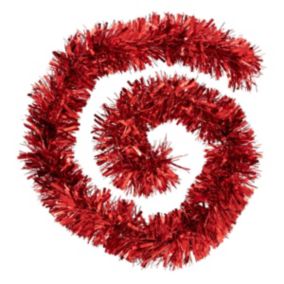 Guirlande de Noël boa 150x8x2m rouge - Atmosphera