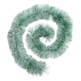 Guirlande de Noël BOA large 15 cm Vert amande Longueur 2 mètres