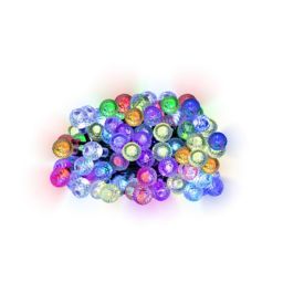 Guirlande de noël connectée 100 LEDs multicolores, bulles scintillantes