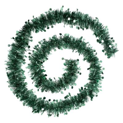 Guirlande de noël pastille embossée olive 100x4x2m - Atmosphera